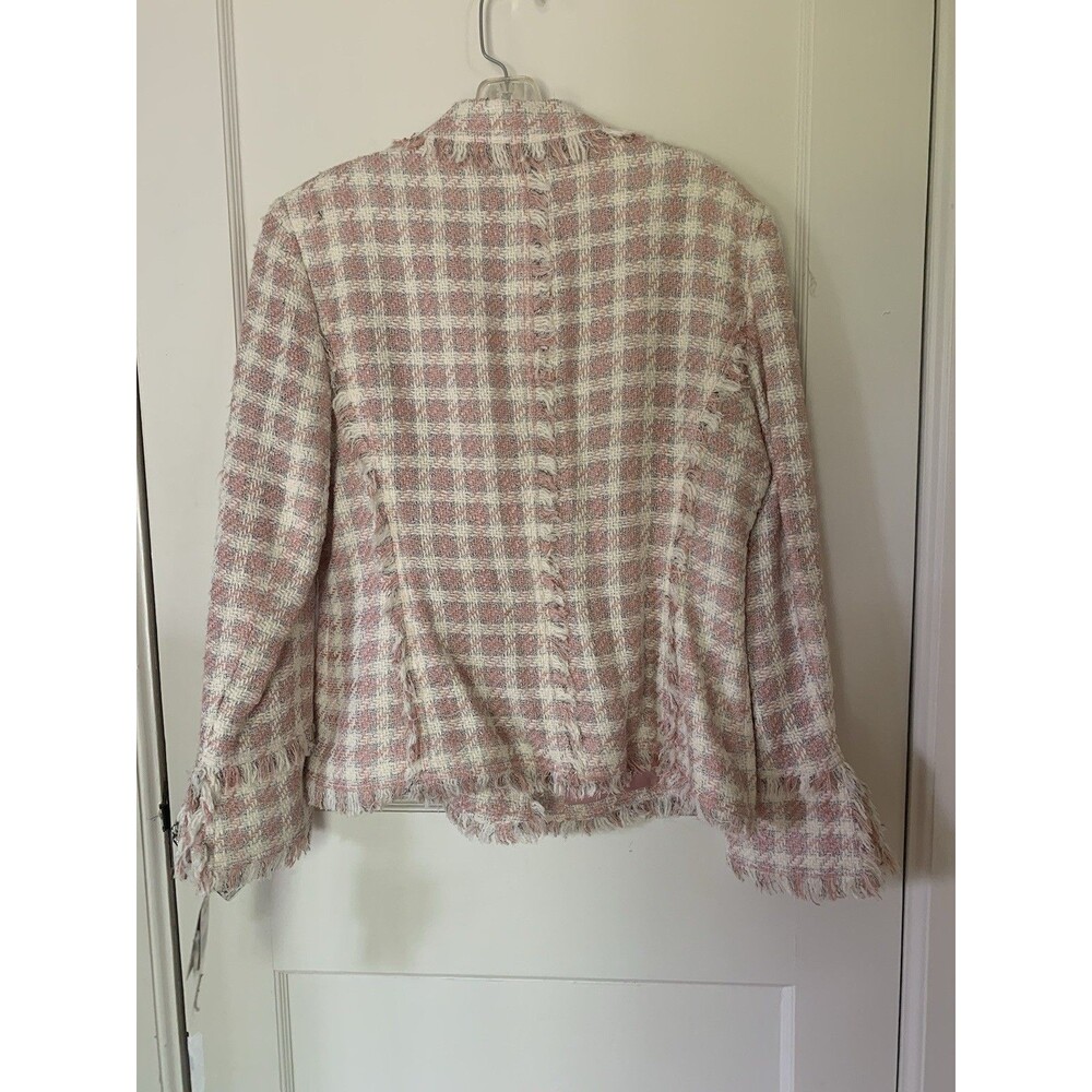 Kasper Pink and White Tweed Blazer - Picture 6 of 16